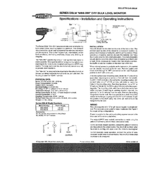 Thumbnail of document Manual - DBLM Mini-Bin Dry Bulk Level Monitor